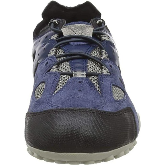 Geox‎ Men\'s Respira Low-Top Sneakers Bungee Laces - Blue Grey C0024 - Size 14 main image 4